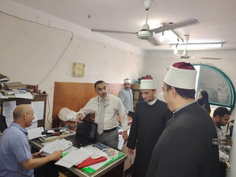 الأوقاف تتابع الأداء الإداري بمديرية بورسعيد