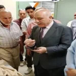 وكيل وزارة الصحة بالقليوبية يزور طبيبة الأسنان المعتدى عليها