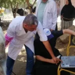 قافلة بيطرية مجانية تقدم خدماتها لـ 1745 حيوان وطائر