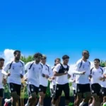 منتخب مصر يتدرب استعدادا لمواجهة إيران في كأس العالم