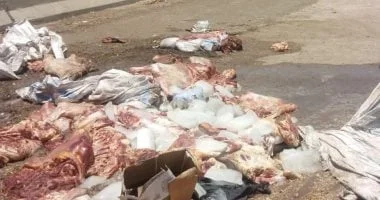 التحفظ على طن من اللحوم لم تُذبح في المجازر بسوهاج