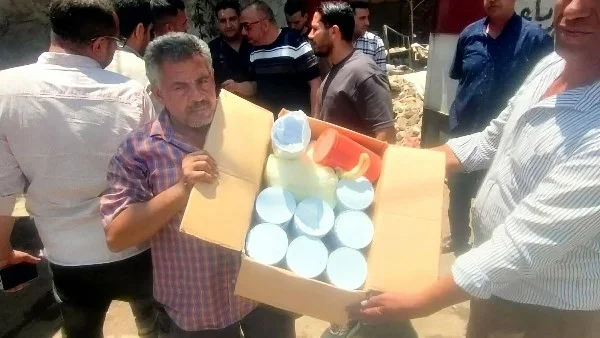 ضبط مادة خطيرة تغش عصير القصب في طوخ