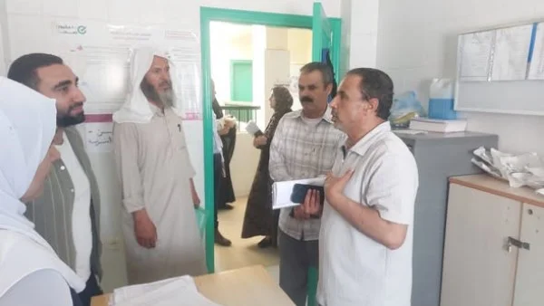متابعة رئيس مدينة النجيلة للخدمات الصحية