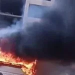 السيطرة على حريق أتوبيسين في مدينة نصر