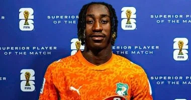 يان ديوماندي يسجل تاريخًا جديدًا لكوت ديفوار في كأس العالم