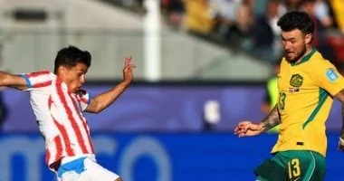 التعادل السلبي ينهي الشوط الأول بين باراجواي وأستراليا