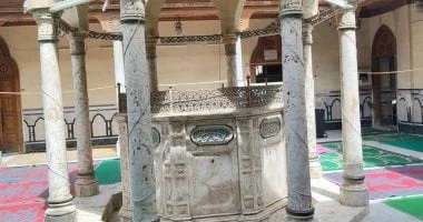 صنابير أثرية في مسجد البوصيرى بالإسكندرية