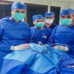 جراحة ناجحة تخرج مقصاً من جمجمة شاب في المنصورة