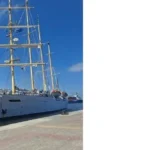 استقبال ميناء الإسكندرية لسفينة سياحية شراعية جديدة