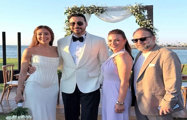 زفاف أحمد السعدني وميرنا الهلباوي بحضور ريهام عبد الغفور