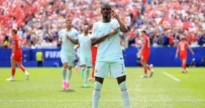 ديمبيلي يسجل هاتريك وينتصر منتخب فرنسا على النرويج