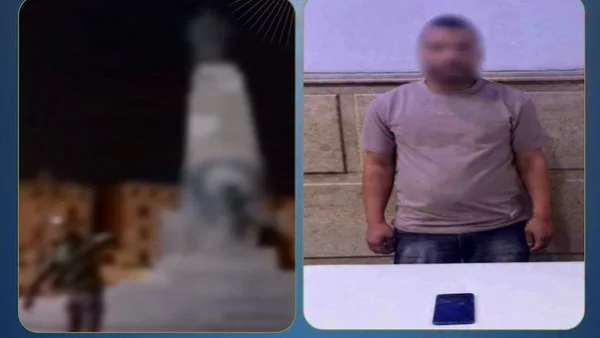 ضبط شخص نشر فيديو ساخر من تمثال بالإسكندرية