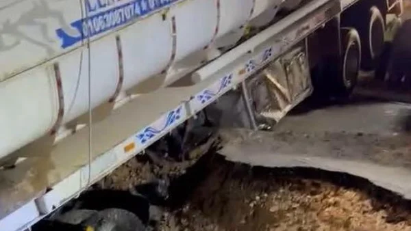 هبوط أرضي مفاجئ في زهراء المعادي يعطل الحركة المرورية