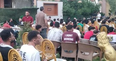 فرحة البنهاوية بتسجيل منتخب مصر هدفه الأول