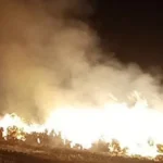 إخماد حريق بشونة كتان في سمنود بالغربية