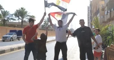 فرحة واسعة في العريش بعد تأهل مصر لدور الـ32 بكأس العالم