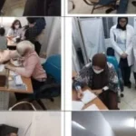قافلة طبية من جامعة القاهرة لعلاج أطفال الأسمرات