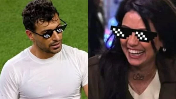 سهر الصايغ تحتفل بتأهل منتخب مصر لدور الـ32