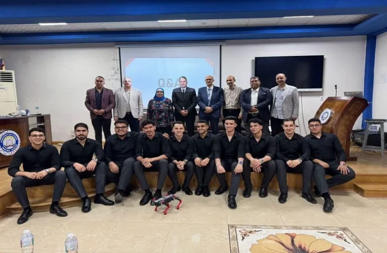 طلاب هندسة المنصورة يبتكرون روبوتاً للبحث والإنقاذ