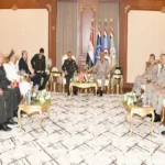 لقاء رئيس أركان حرب القوات المسلحة المصري والتركي