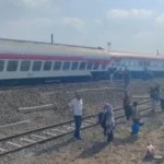 خروج 6 عربات من قطار 919 عن القضبان بالغربية