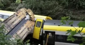 جهود لرفع عربات قطار 919 بكفر الزيات