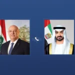 التعاون الإماراتي اللبناني في اتصال هاتفي