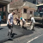 رصف مداخل قرية صروة بقلين ضمن خطة كفرالشيخ الاستثمارية