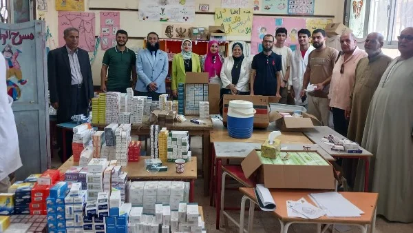 قافلة حياة كريمة في جامعة الزقازيق تقدم خدمات طبية