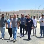 متابعة تنفيذ مشروعات المدينة التراثية بالعلمين الجديدة