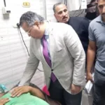متابعة مصابي حادث تسرب الكلور بوحدة مياه الرملة