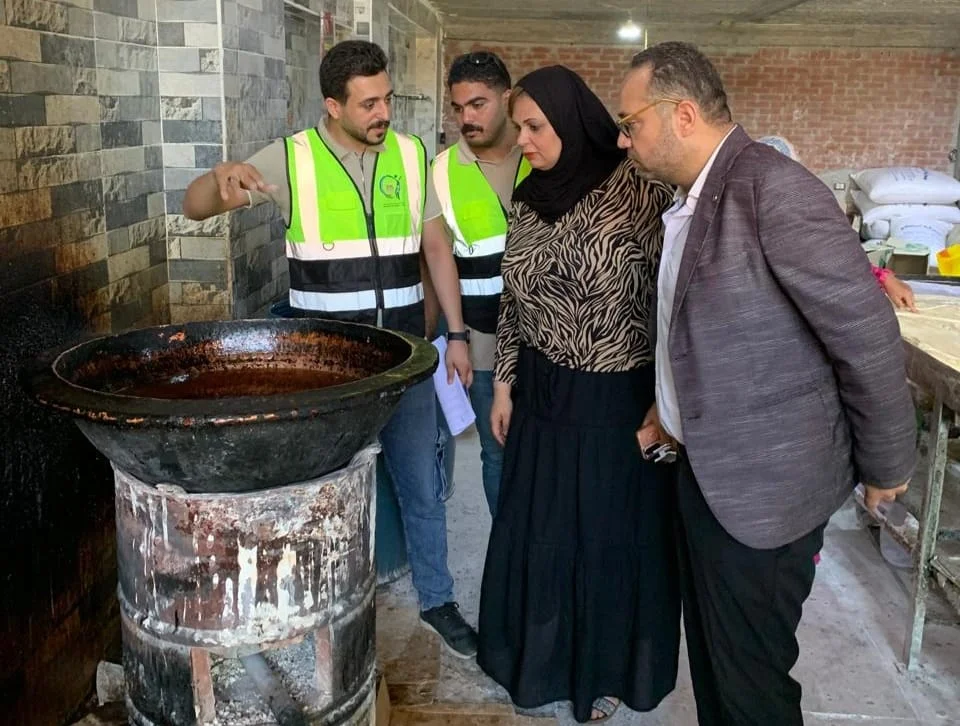 ضبط مصنع غير مرخص لإنتاج حلوى الأطفال بالغربية