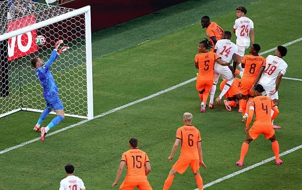 هولندا تتقدم على المغرب بهدف جاكبو في كأس العالم