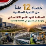 12 عاماً من التطور في القطاع الصناعي المصري