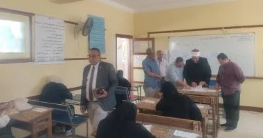 متابعة امتحانات الثانوية الأزهرية بجنوب سيناء