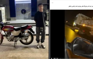 سقوط مستعرض الموت بالقليوبية بعد فيديو الرعونة