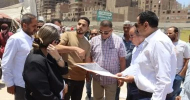 محافظ القليوبية يتفقد تطوير الطريق الدائر بعرابي وبهتيم