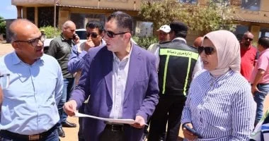 تطوير وازدواج طريق رأس البر الغربي في دمياط