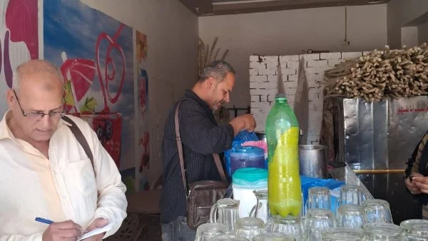 ضبط 8 كيلو مواد محظورة داخل محلات عصير القصب بالغربية