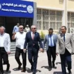 رئيس جامعة قناة السويس يتفقد عيادات العلاج الطبيعي