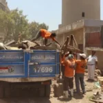 إزالة إشغالات سوق بهتيم وتطوير الموقف الجديد