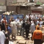 إزالة الإشغالات في سوق بهتيم بشبرا الخيمة