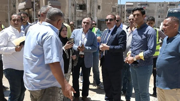 تقدم ملحوظ في تطوير حي الزهور ببورسعيد