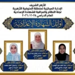 تهنئة لأوائل الشهادتين الأزهرية في المنوفية