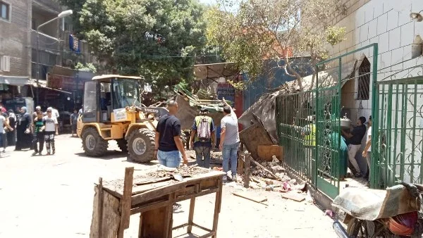 إنهاء تواجد الباعة الجائلين في سوق جمال عبد الناصر
