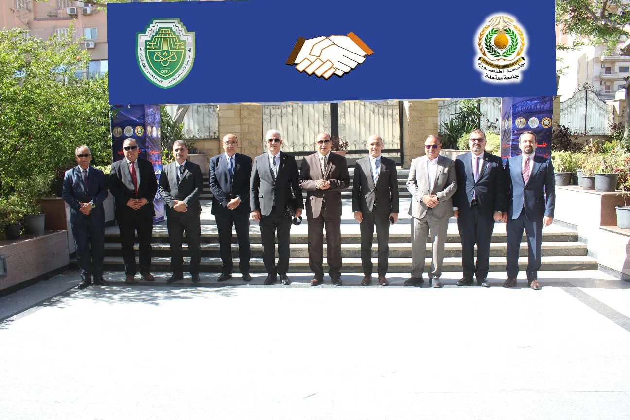 وفد جامعة المستقبل العراقية يزور جامعة المنصورة