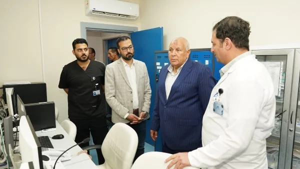 زيارة محافظ مطروح لمستشفى العلمين النموذجي