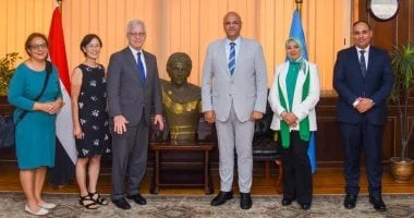 زيارة القائم بأعمال السفارة الأمريكية لمحافظة الإسكندرية