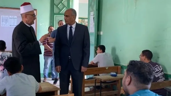 زيارة محافظ كفر الشيخ لامتحانات الثانوية الأزهرية