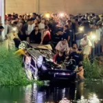 تفاصيل مأساوية لسقوط سيارة في ترعة المريوطية
